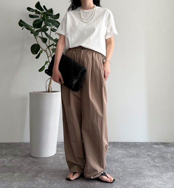 fredy emue「【新色追加！】ベーシッククロップド丈Tシャツ」|Tシャツ・カットソー|