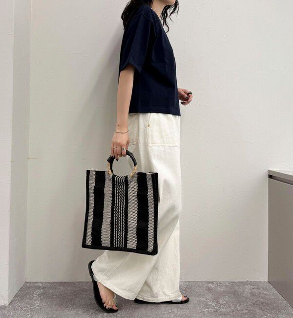 fredy emue「【新色追加！】ベーシッククロップド丈Tシャツ」|Tシャツ・カットソー|