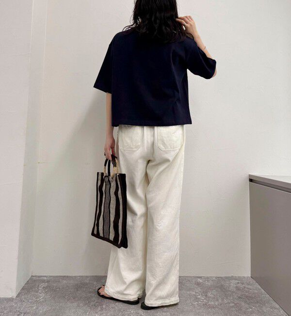 fredy emue「【新色追加！】ベーシッククロップド丈Tシャツ」|Tシャツ・カットソー|