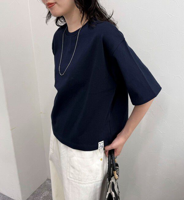 fredy emue「【新色追加！】ベーシッククロップド丈Tシャツ」|Tシャツ・カットソー|