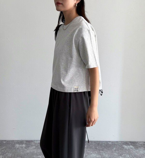 fredy emue「【新色追加！】ベーシッククロップド丈Tシャツ」|Tシャツ・カットソー|