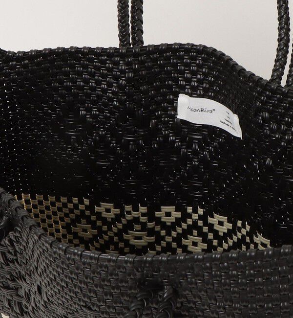 fredy emue「【MoonBird /ムーンバード】柄編みメルカドバッグ M」|かごバッグ|