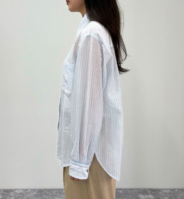 fredy emue「ストライプシアーシャツ」|シャツ・ブラウス|