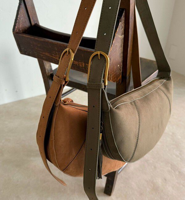 fredy emue「スエードラウンドショルダーバッグ」|ショルダー・メッセンジャー|