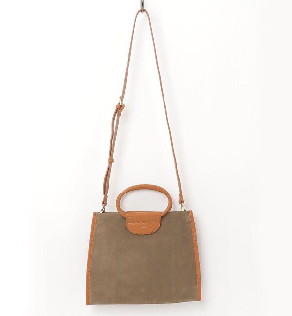 fredy emue「スエード配色底マチ立体ショルダーバッグ」|ショルダー・メッセンジャー|