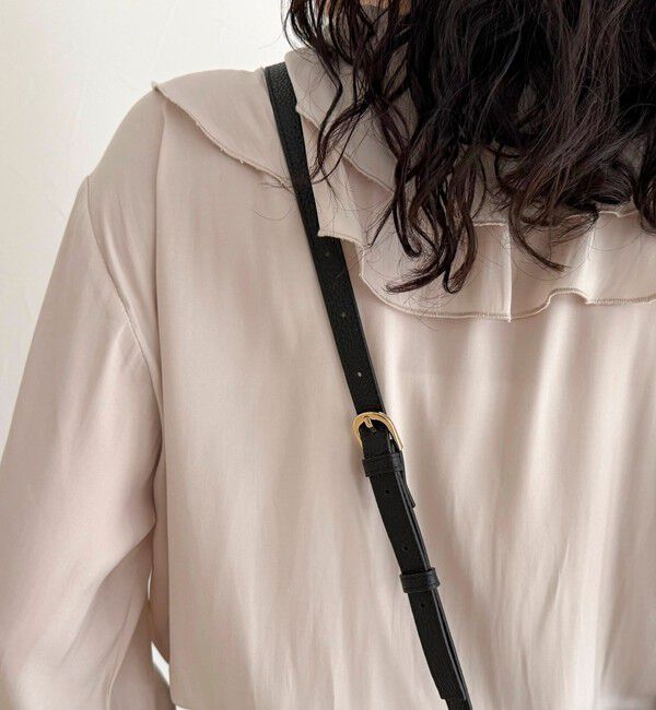 fredy emue「スエード配色底マチ立体ショルダーバッグ」|ショルダー・メッセンジャー|