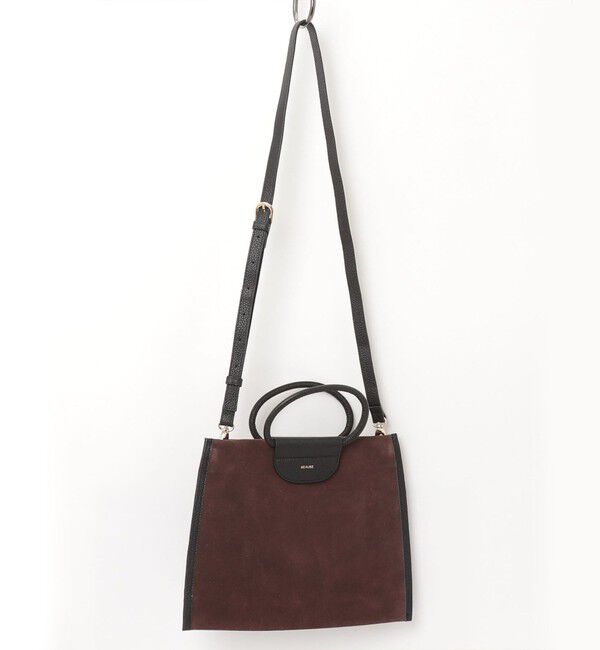 fredy emue「スエード配色底マチ立体ショルダーバッグ」|ショルダー・メッセンジャー|