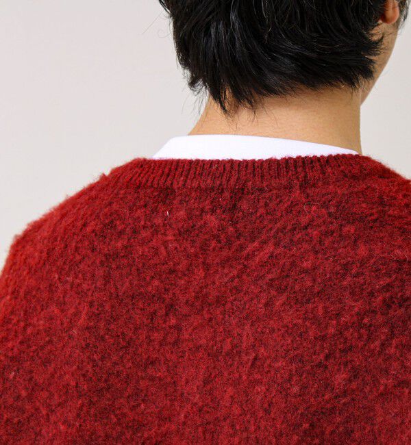 GLOSTER「【モヘアタッチ/ユニセックス対応】ヘンリーネックプルオーバーニット」|ニット・セーター|