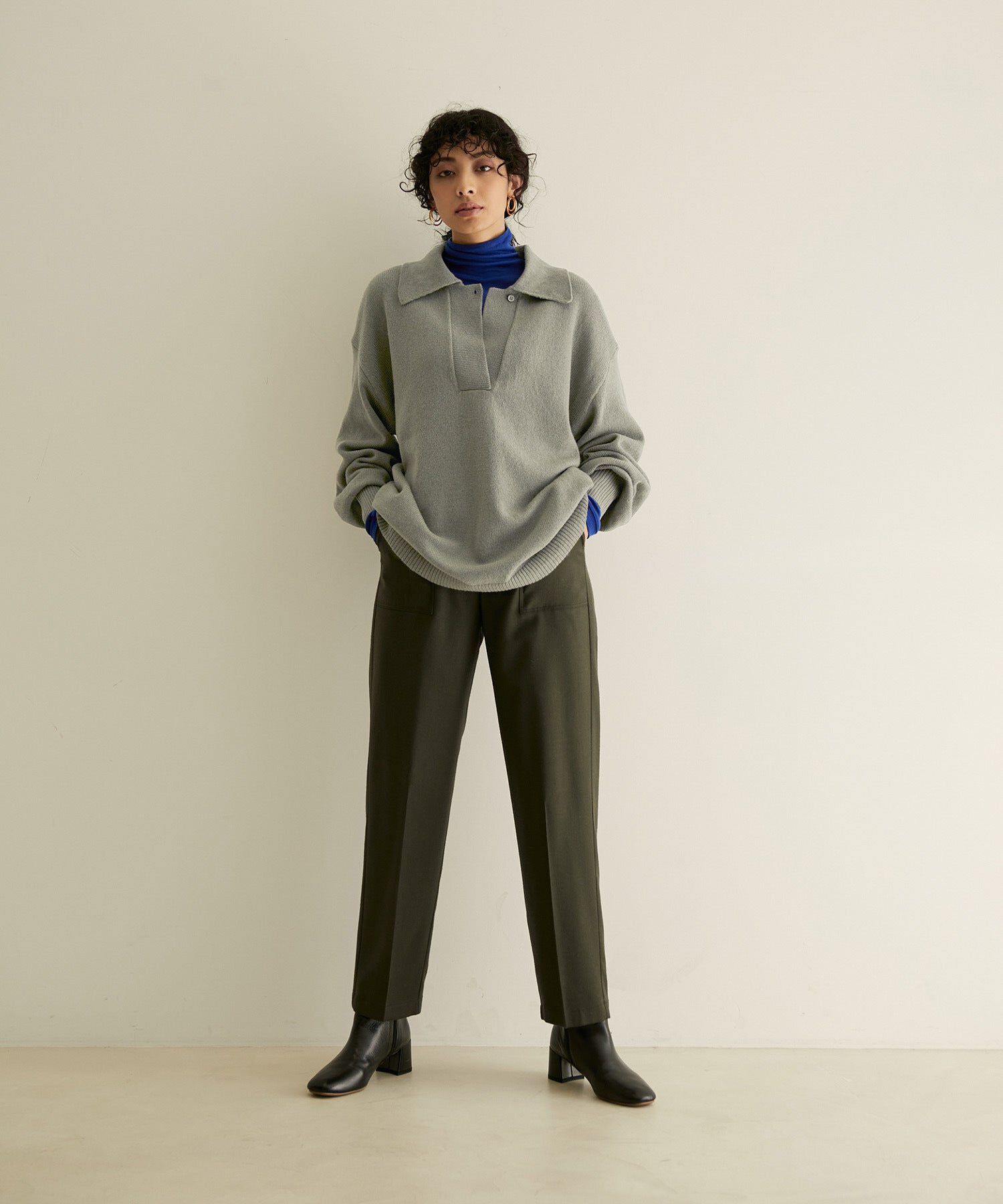 SALON adam et rope'「【Smile Cotton】ハイネックプルオーバー」|Tシャツ・カットソー|