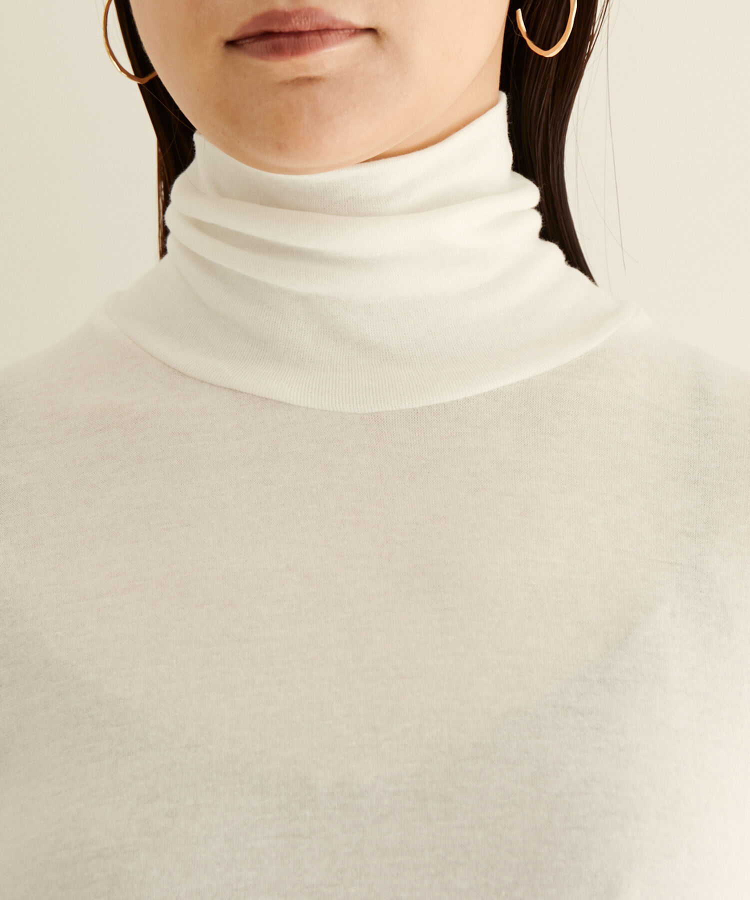 SALON adam et rope'「【Smile Cotton】ハイネックプルオーバー」|Tシャツ・カットソー|