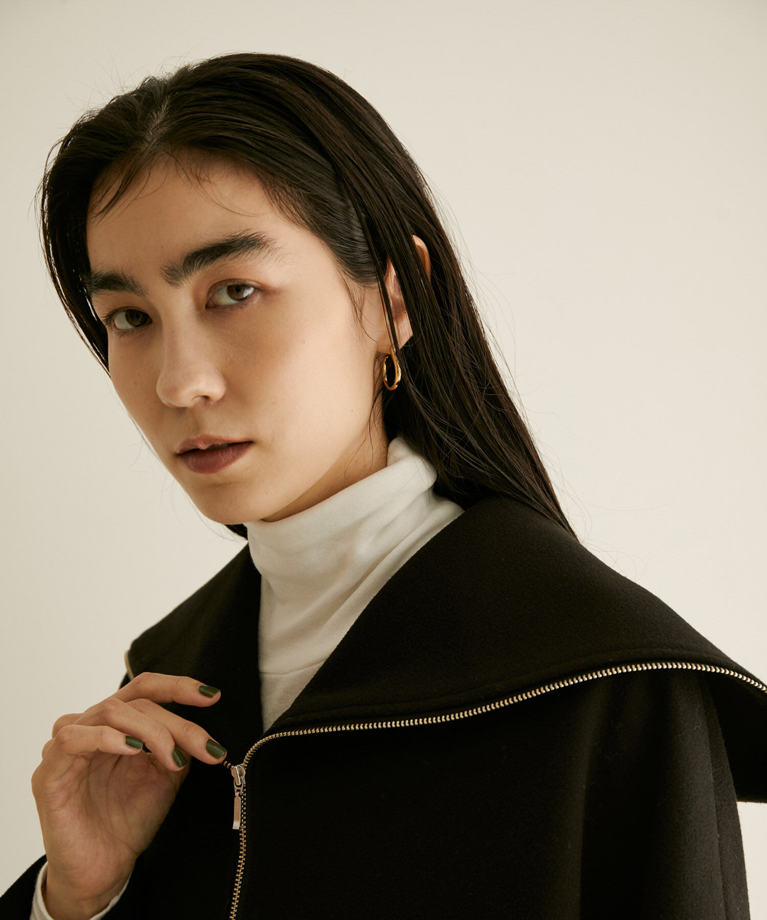 SALON adam et rope'「【Smile Cotton】ハイネックプルオーバー」|Tシャツ・カットソー|