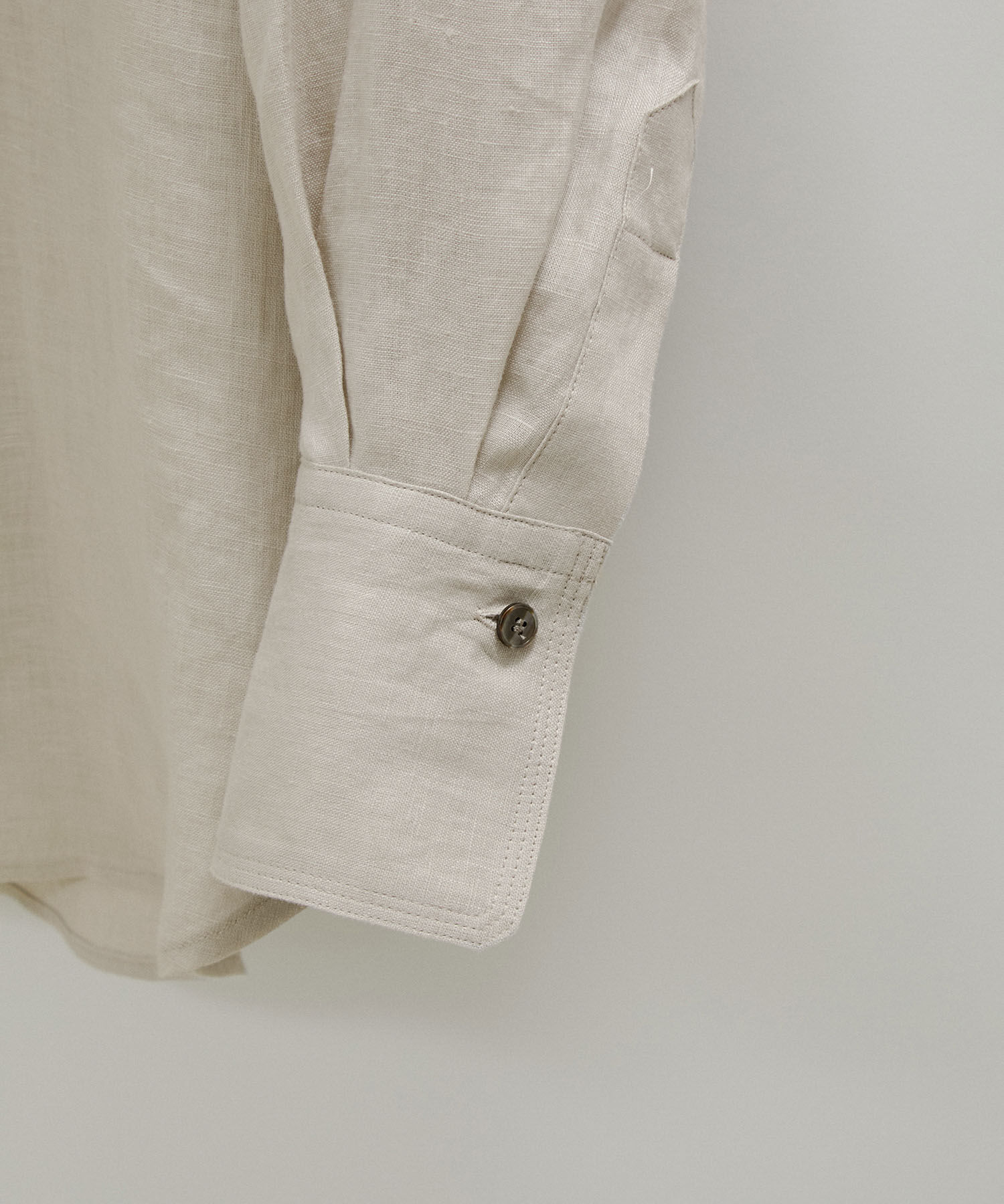 SALON adam et rope'「【洗える】ノルマンディリネンオーバーシャツ/麻」|シャツ・ブラウス|