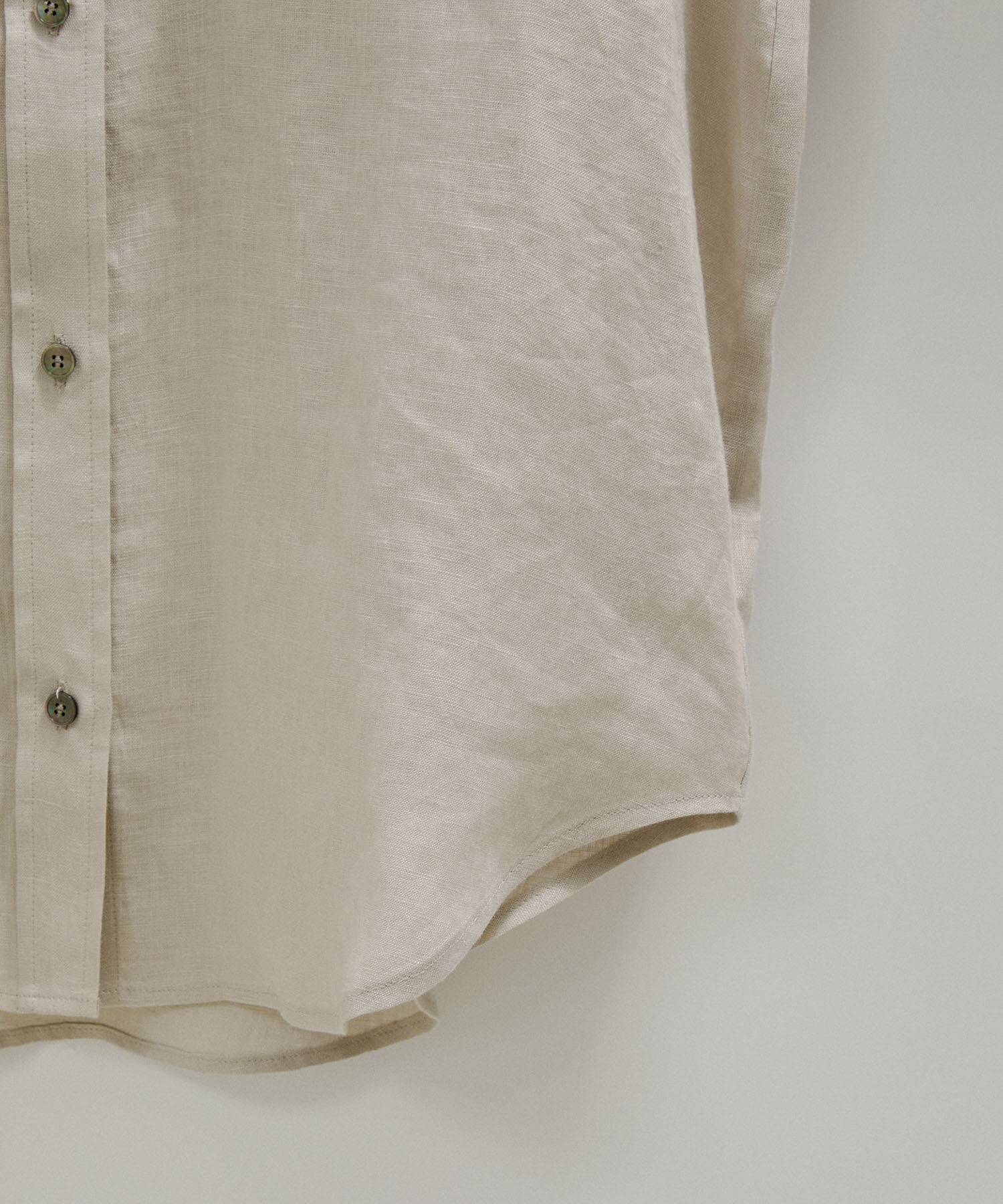 SALON adam et rope'「【洗える】ノルマンディリネンオーバーシャツ/麻」|シャツ・ブラウス|