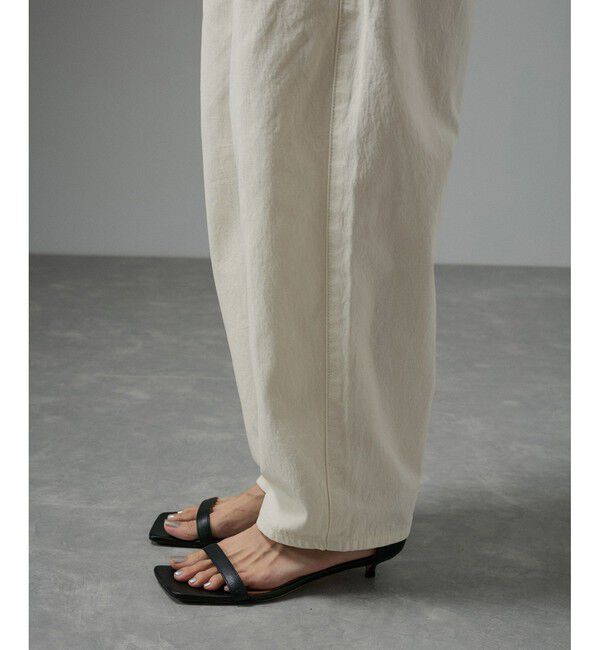 SALON adam et rope'「近江晒ツイルカービーパンツ」|チノ|