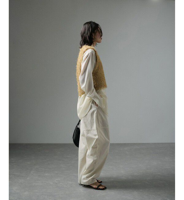 SALON adam et rope'「近江晒ツイルカービーパンツ」|チノ|