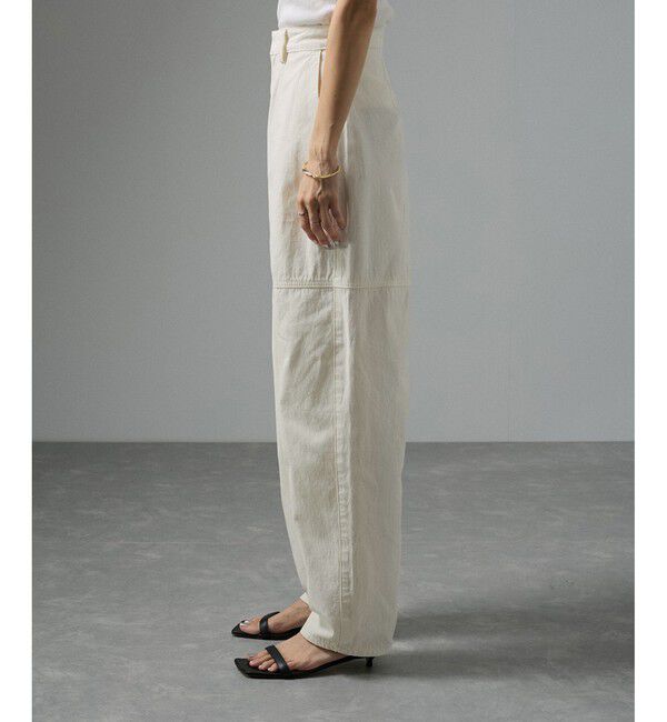 SALON adam et rope'「近江晒ツイルカービーパンツ」|チノ|