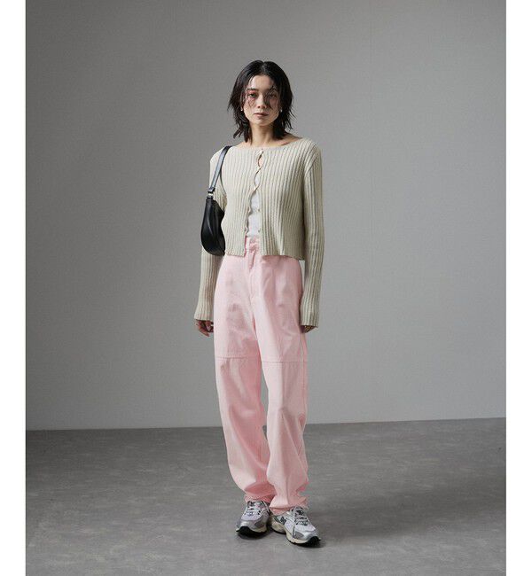 SALON adam et rope'「近江晒ツイルカービーパンツ」|チノ|