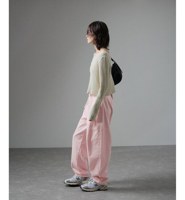 SALON adam et rope'「近江晒ツイルカービーパンツ」|チノ|