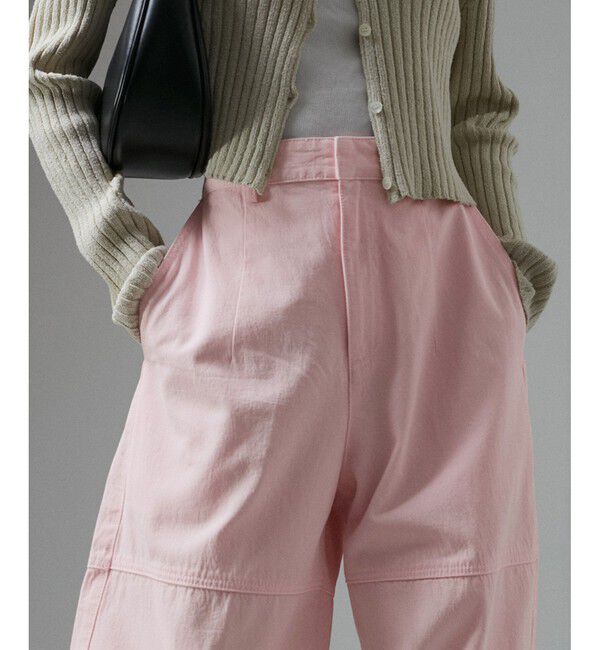 SALON adam et rope'「近江晒ツイルカービーパンツ」|チノ|