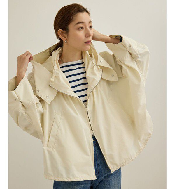 ROPE「【撥水】シルク混タフタギャザーマウンテンパーカ/洗える」|その他|