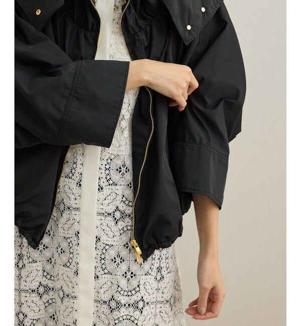 ROPE「【撥水】シルク混タフタギャザーマウンテンパーカ/洗える」|その他|