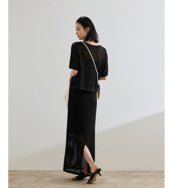 ROPE「ラメメッシュスカート/セットアップ対応」|スカート|