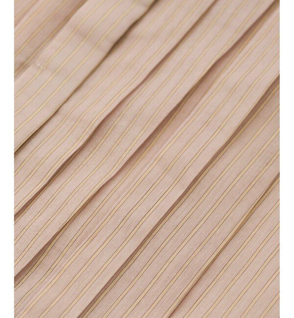 ROPE「【洗える】ストライプペプラムブラウス」|シャツ・ブラウス|