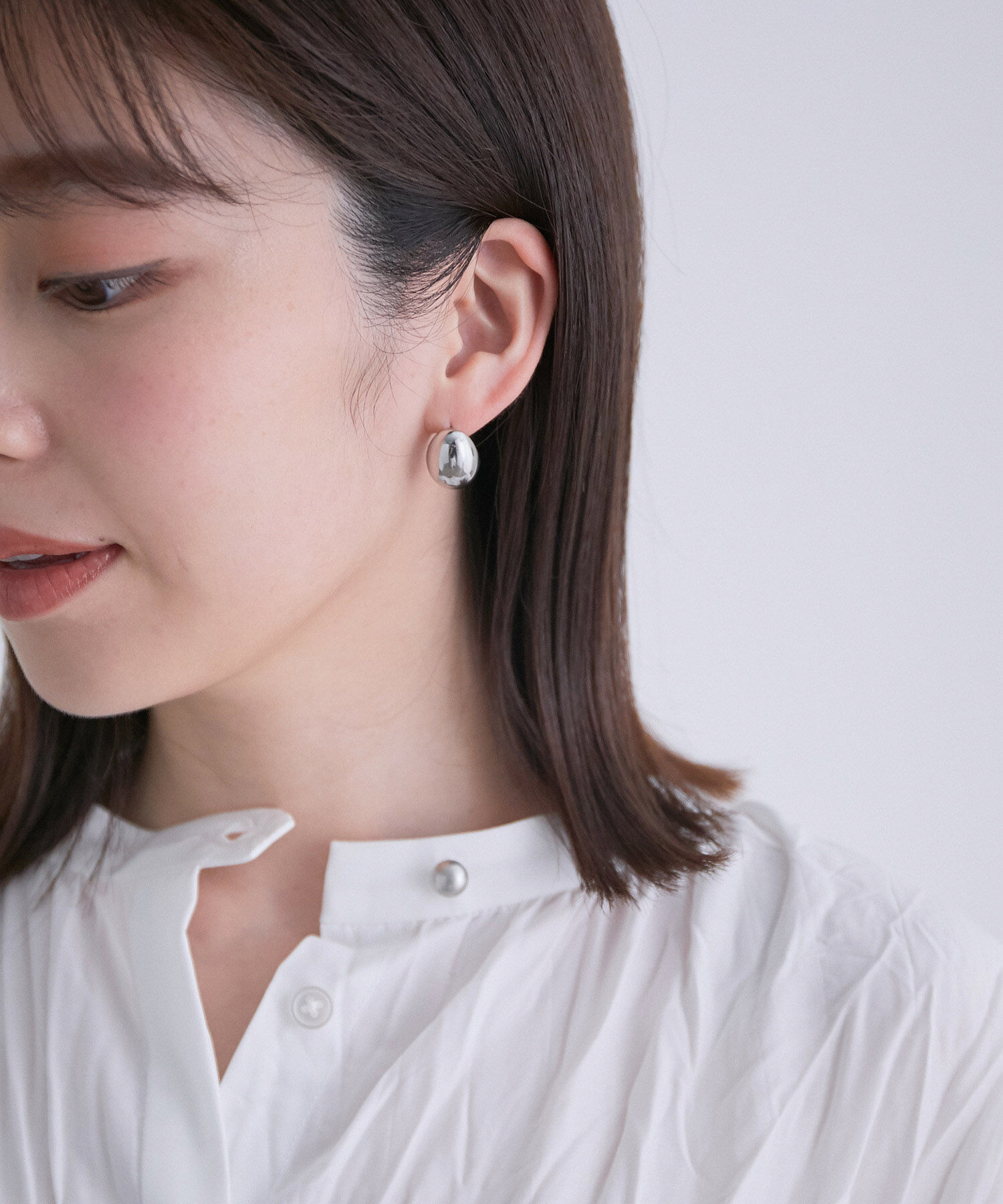 VIS「メタルドロップピアス」|ピアス|シルバー(93)