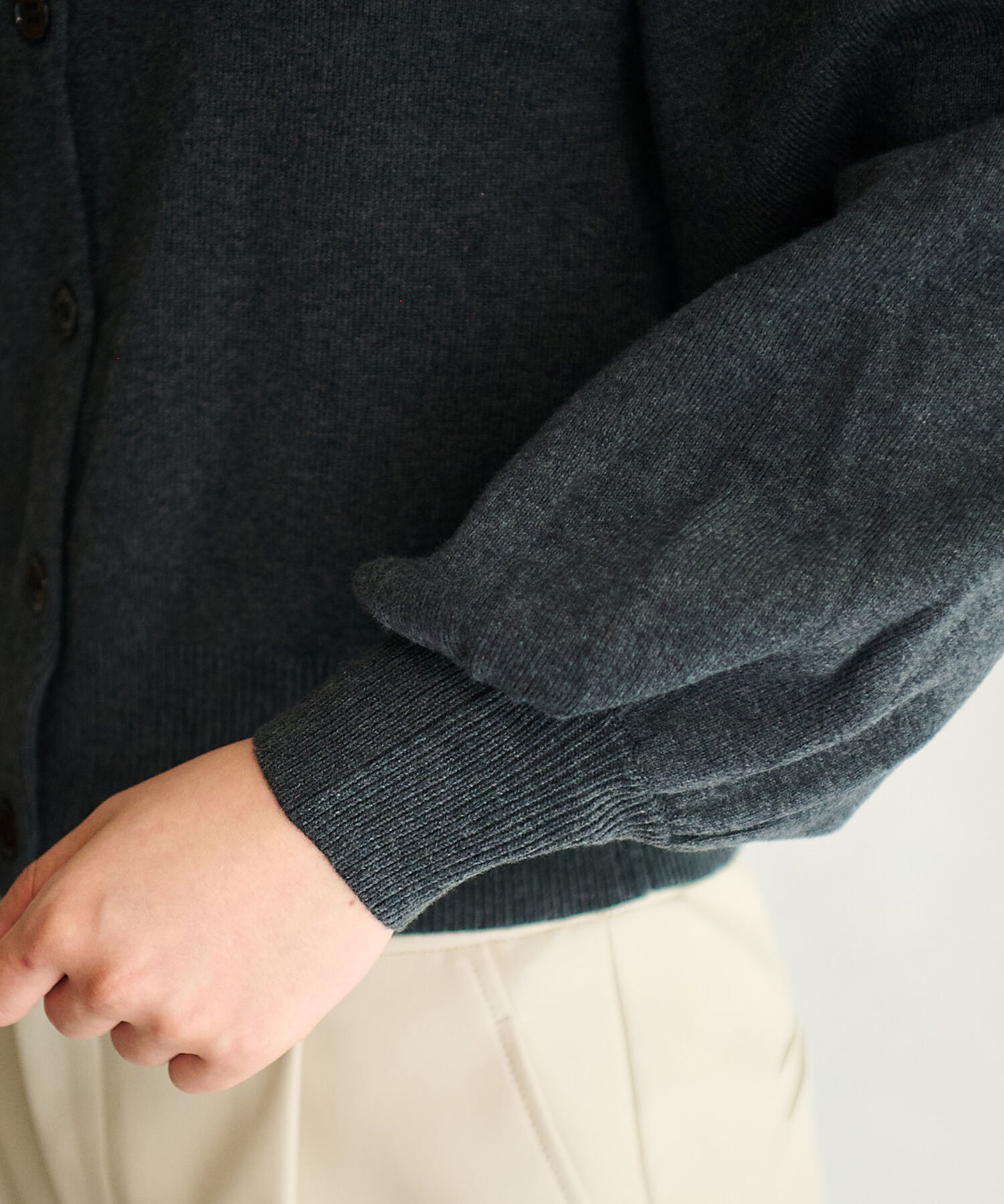 vis-a-vis「【WEB限定】前後2WAYスクエアネックニット【セットアップ対応】」|ニット・セーター|