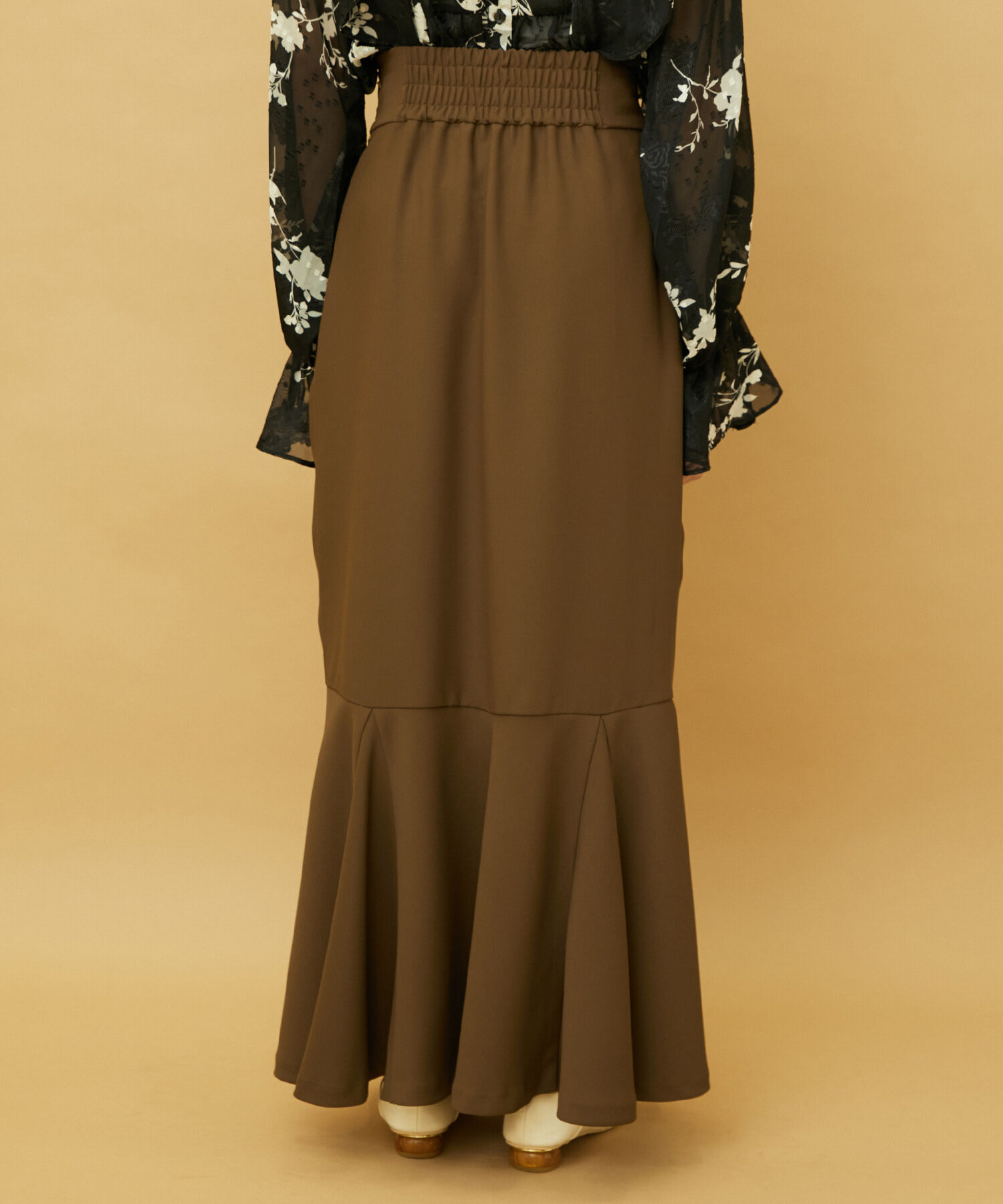 VIS「【洗える】ドロストマーメイドスカート」|スカート|