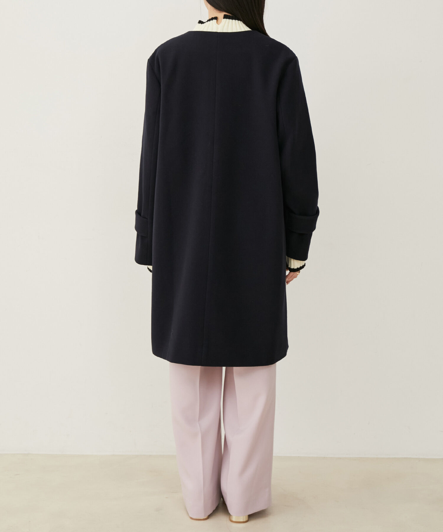 VIS「【静電気防止】【2WAY】フード取り外しジャージメルトンコート」|その他|