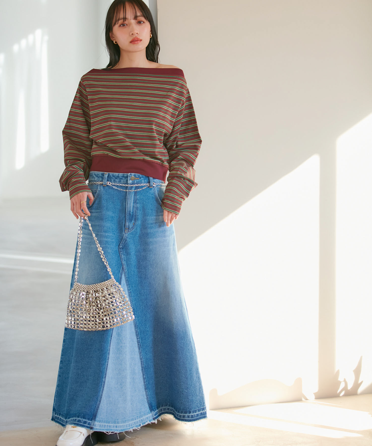 VIS「【マルチWAY】レイヤードチェーンベルト」|ベルト|