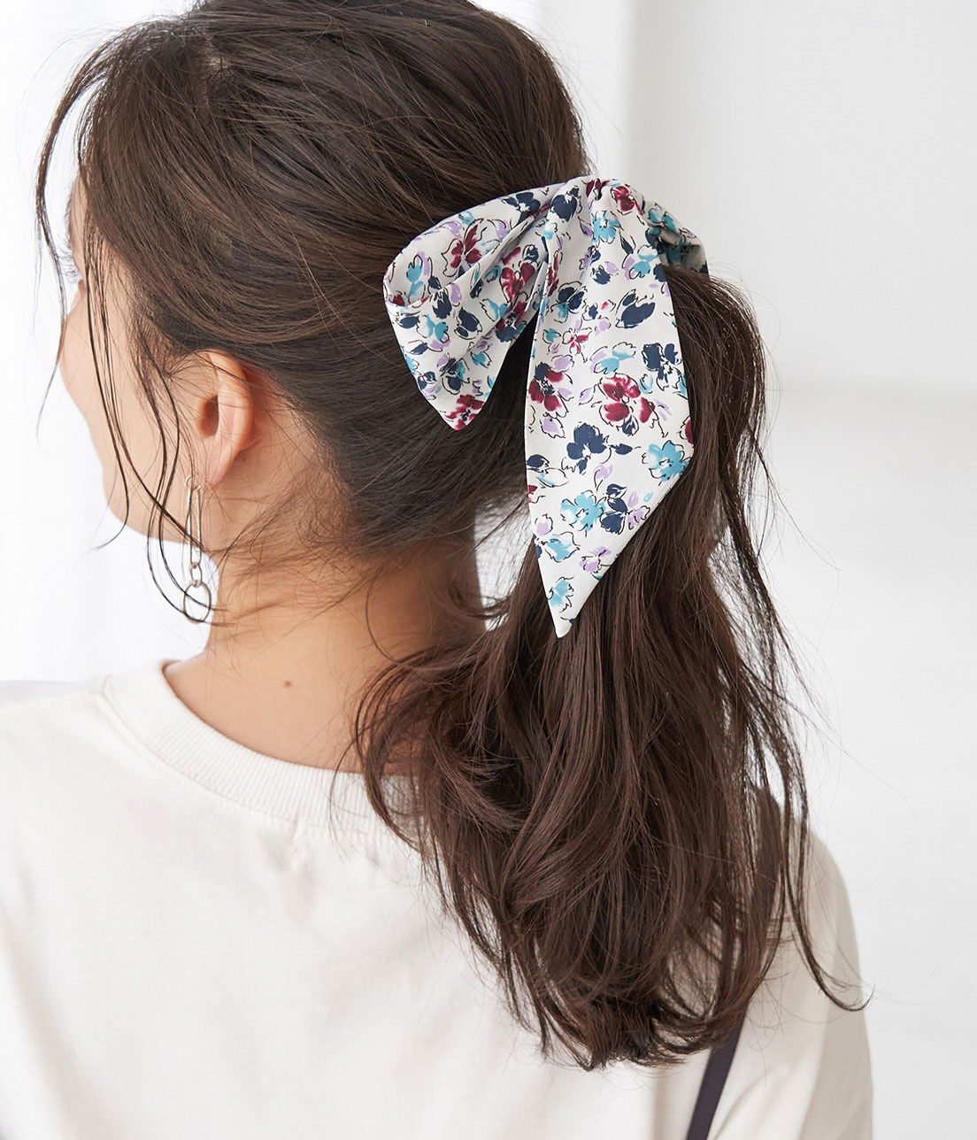 ROPE PICNIC PASSAGE「フラワープリントマルチスカーフ」|バンダナ・スカーフ|キナリ(16)