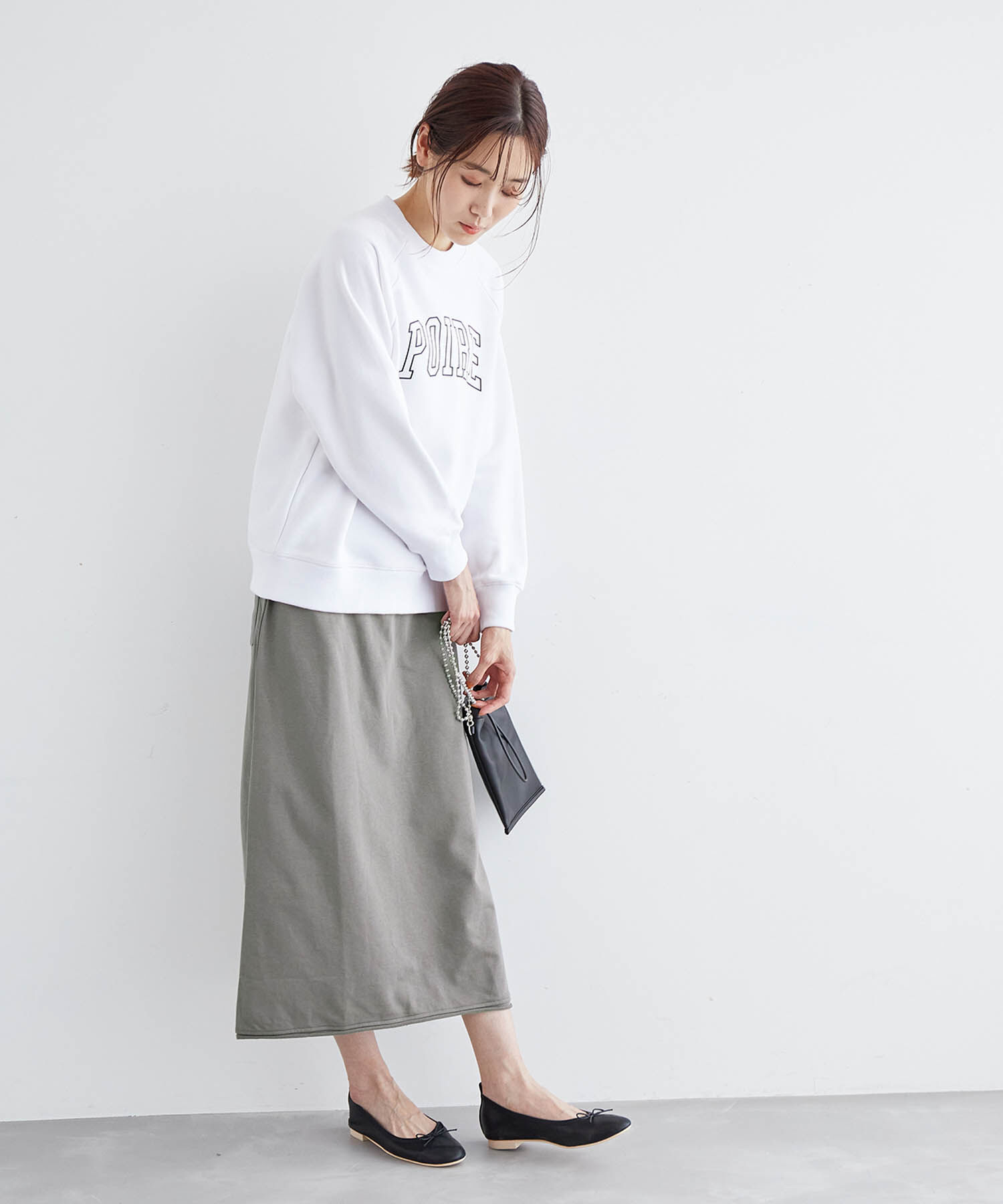 Rope&rsquo;Picnic「【セットアップ対応】ミニ裏毛ロングスカート」|スカート|