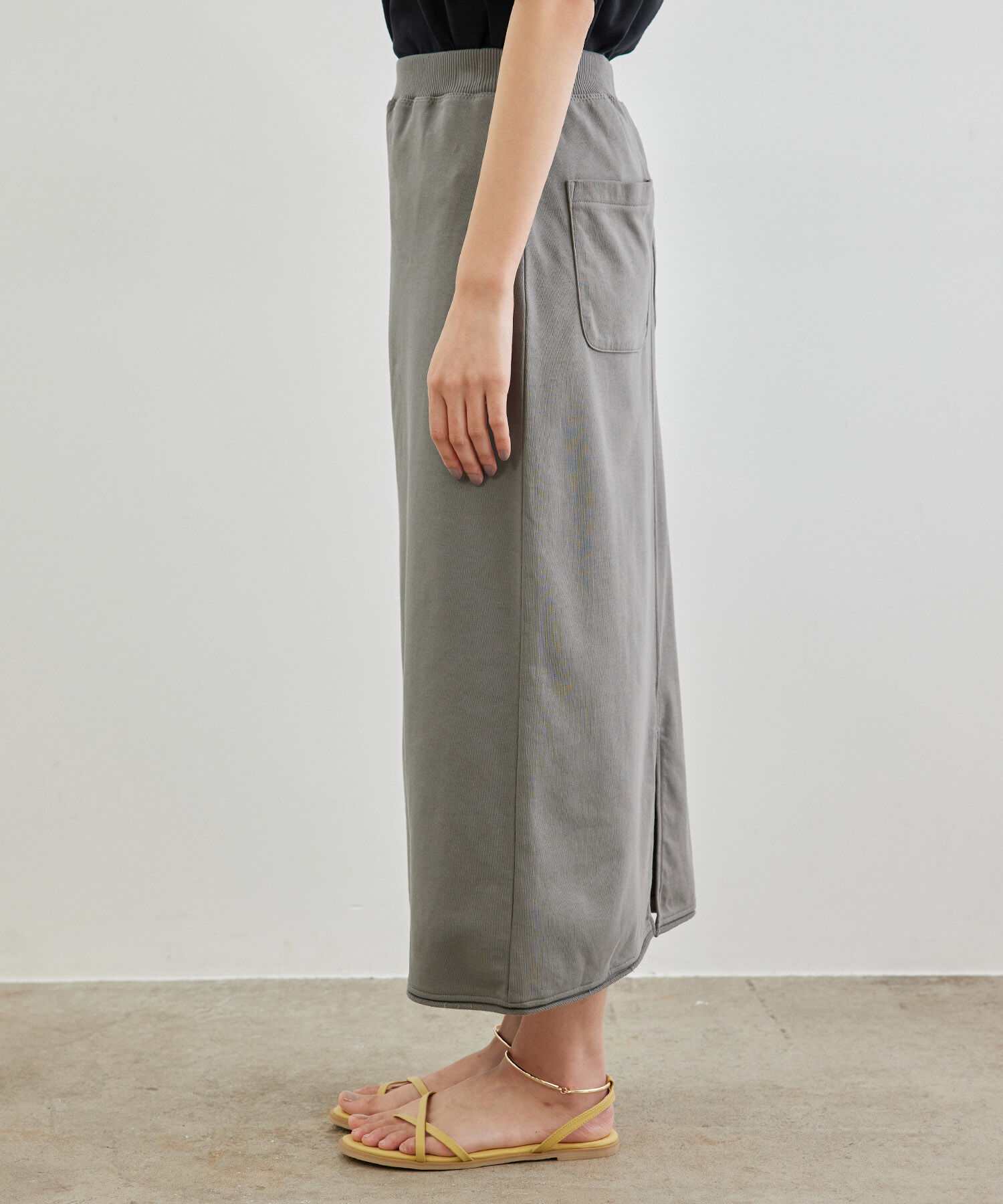 Rope&rsquo;Picnic「【セットアップ対応】ミニ裏毛ロングスカート」|スカート|