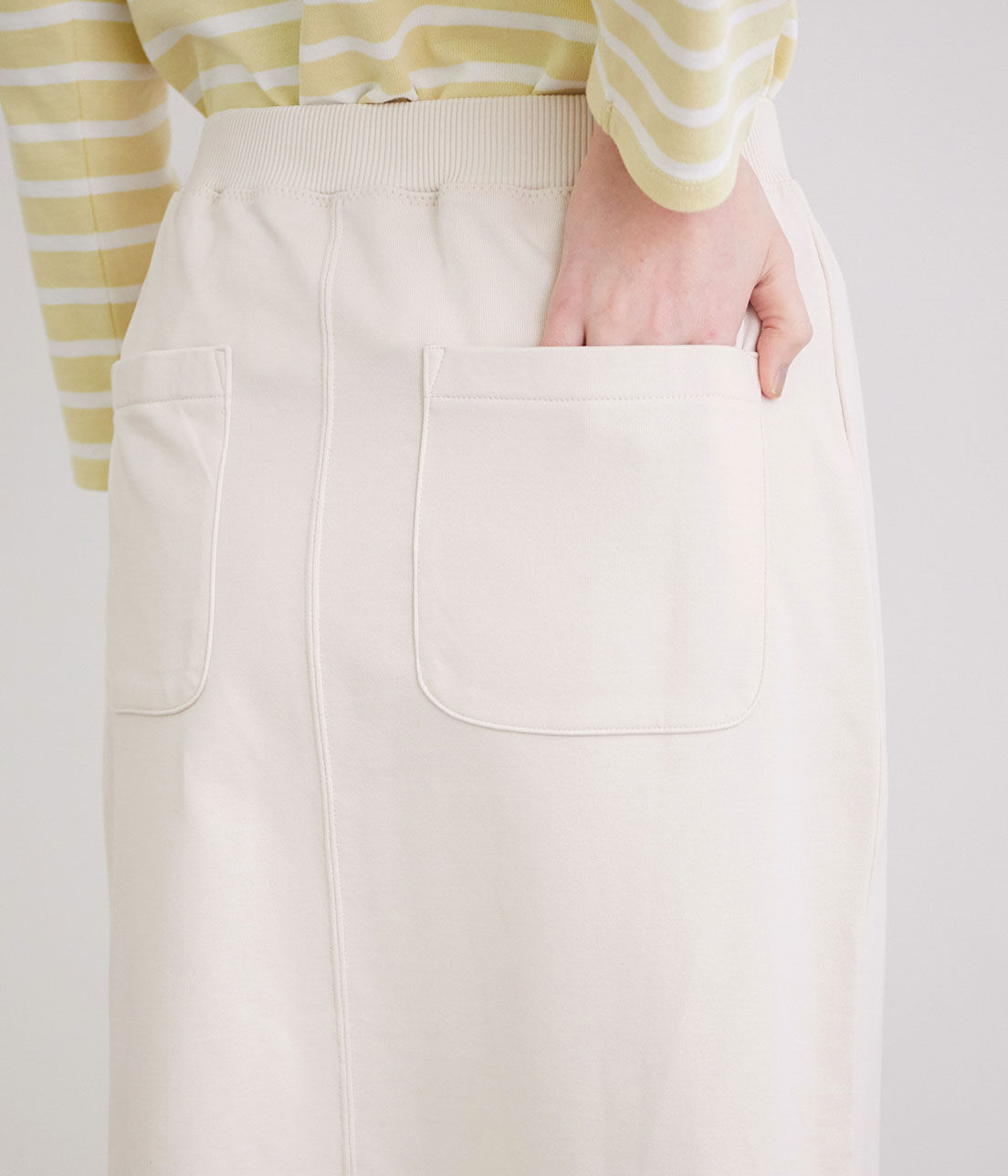 Rope&rsquo;Picnic「【セットアップ対応】ミニ裏毛ロングスカート」|スカート|