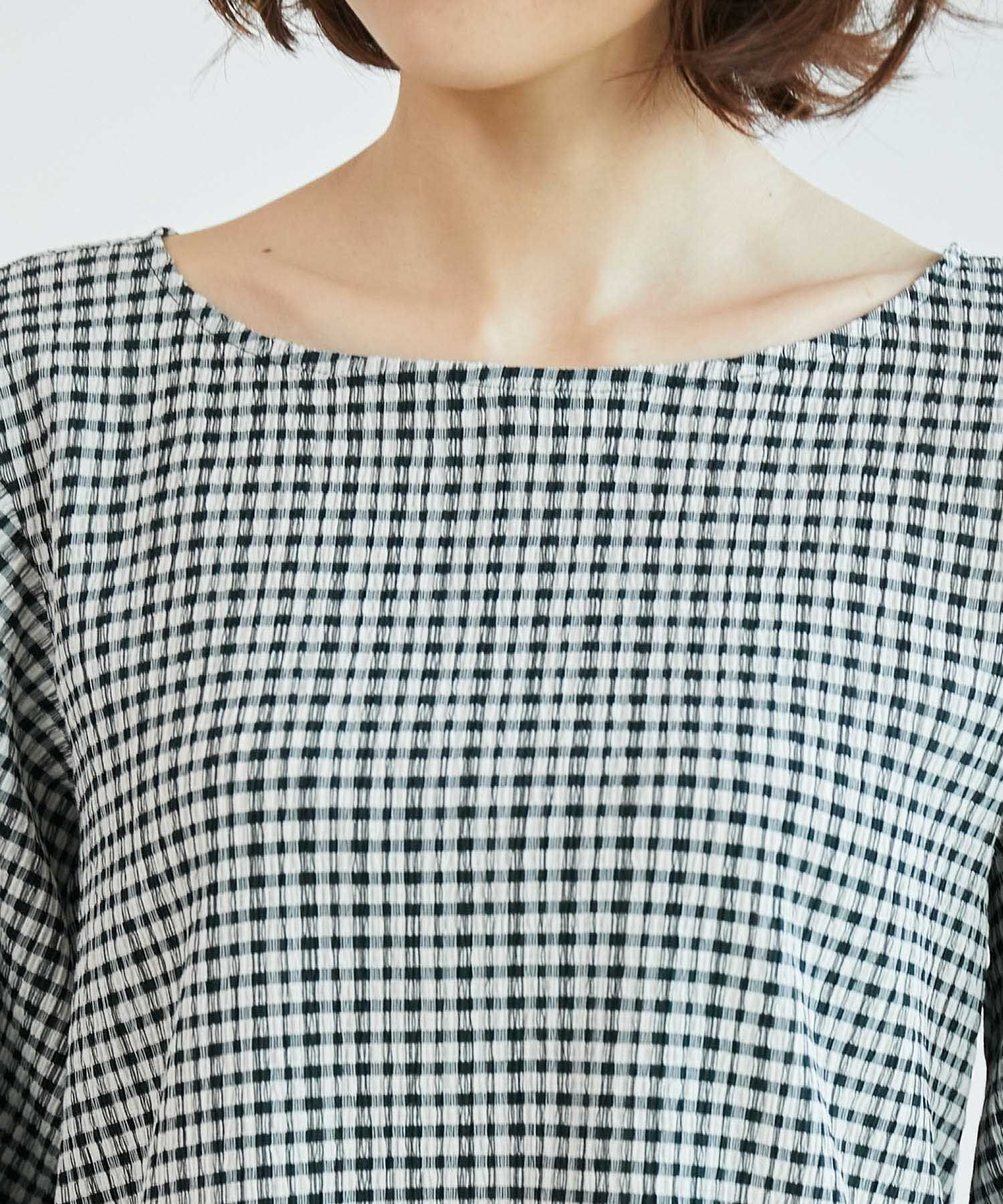 Rope&rsquo;Picnic「ギンガムチェックプルオーバー」|シャツ・ブラウス|