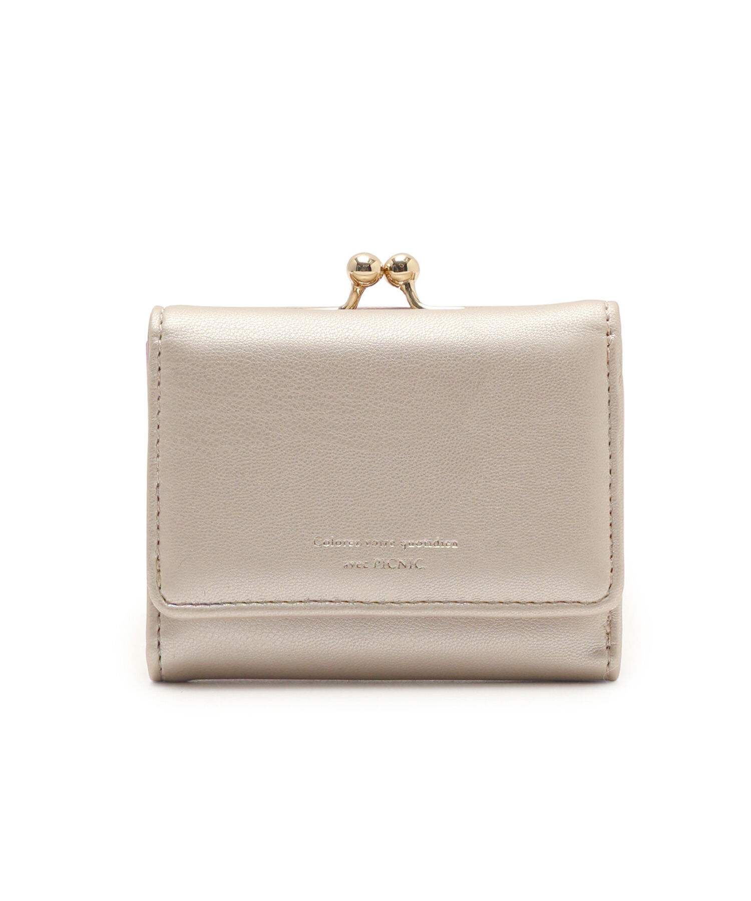 ROPE PICNIC PASSAGE「新色追加/がま口三つ折りウォレット」|財布|