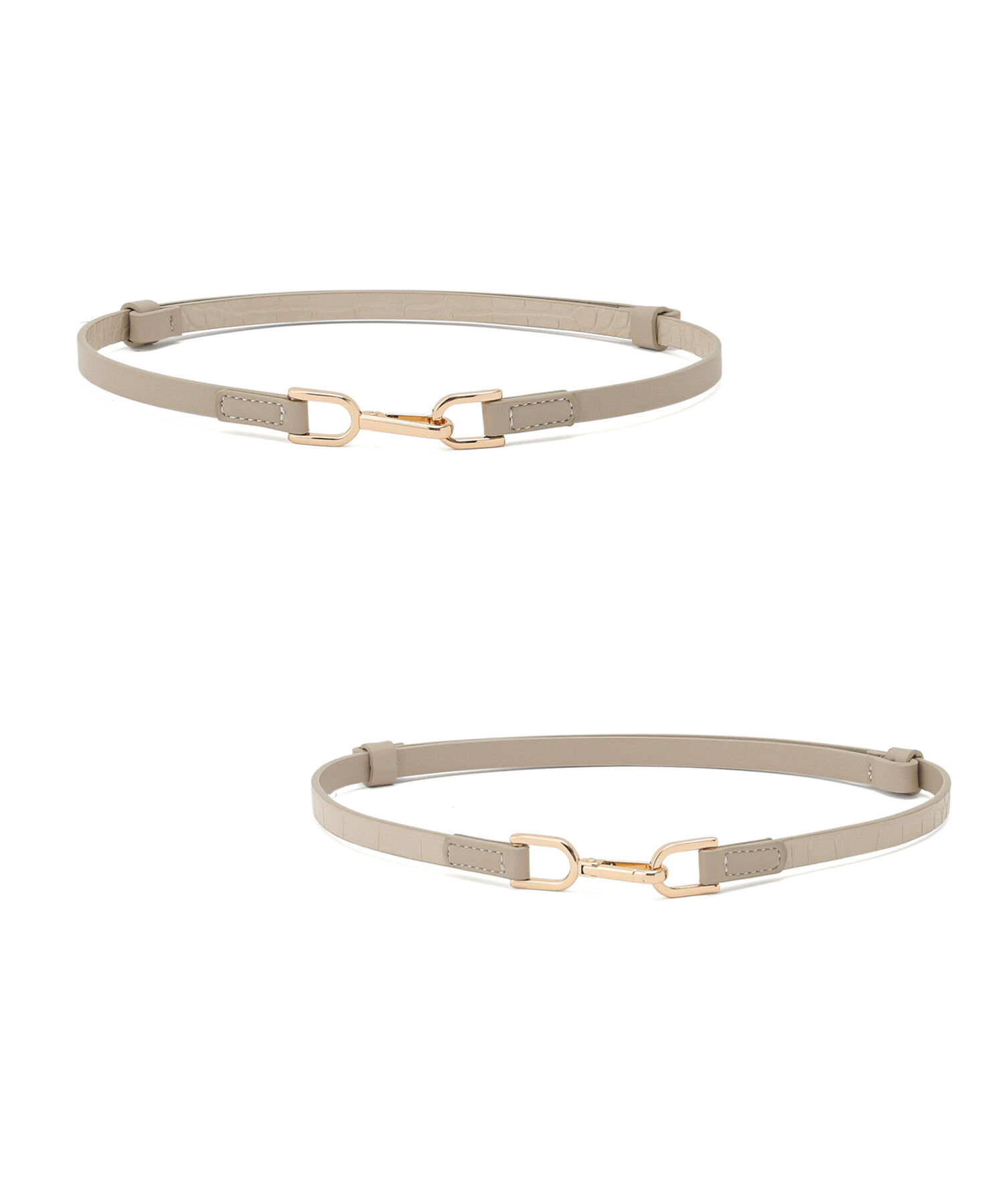 ROPE PICNIC PASSAGE「リサイクル合皮メタルフックバックルリバーシブルベルト」|ベルト|