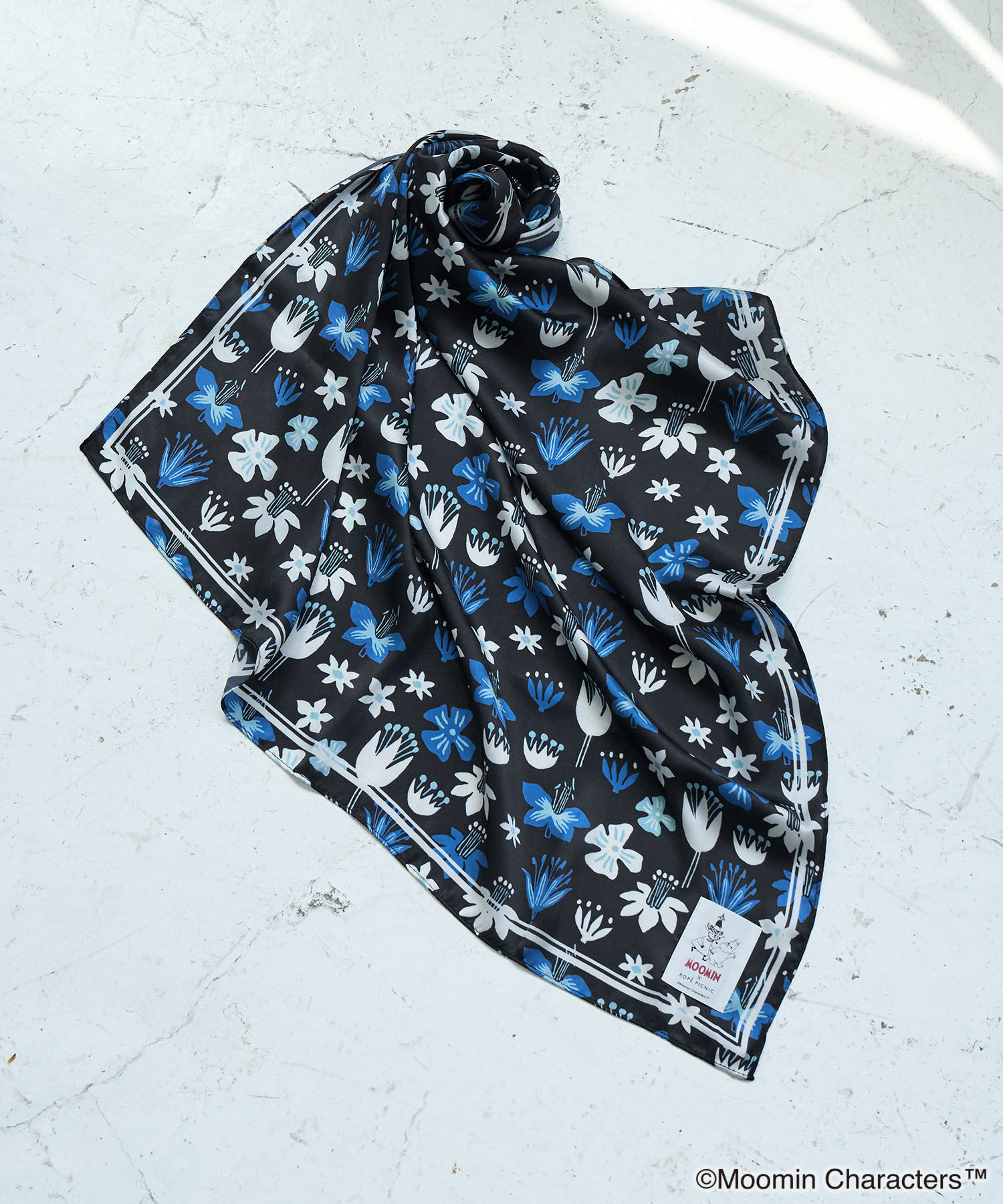 ROPE PICNIC PASSAGE「【MOOMIN &times;ROPE' PICNIC】スカーフ」|バンダナ・スカーフ|