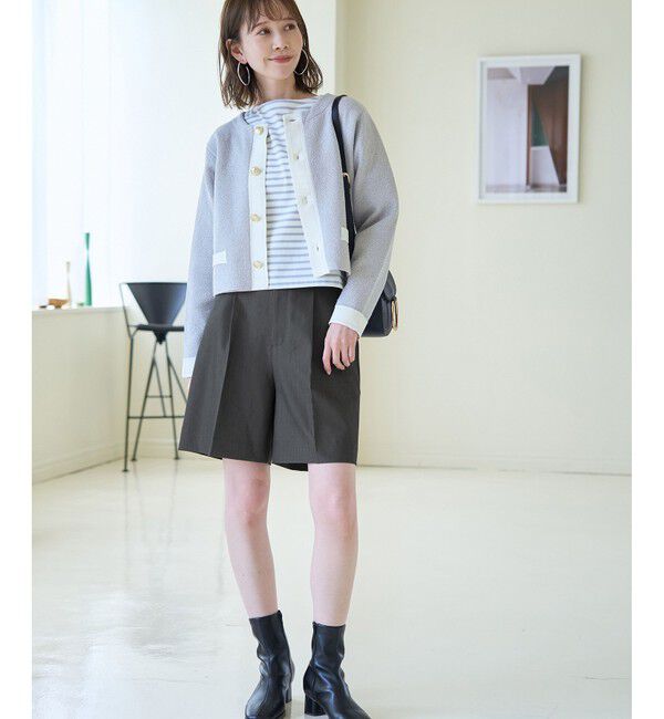 Rope&rsquo;Picnic「ハーフタックパンツ」|チノ|