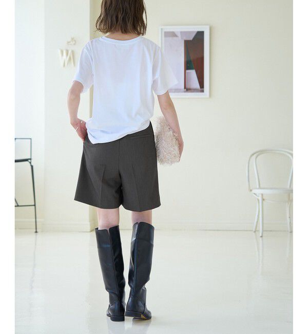 Rope&rsquo;Picnic「ハーフタックパンツ」|チノ|