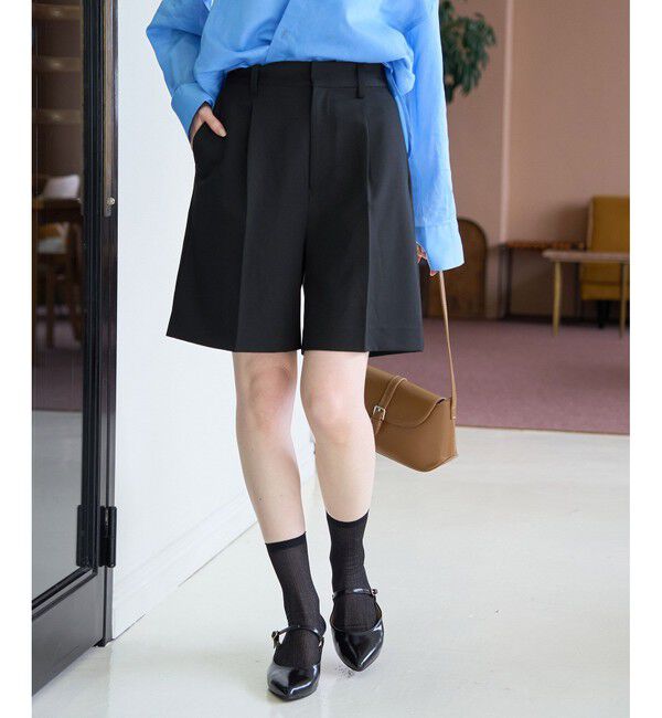 Rope&rsquo;Picnic「ハーフタックパンツ」|チノ|