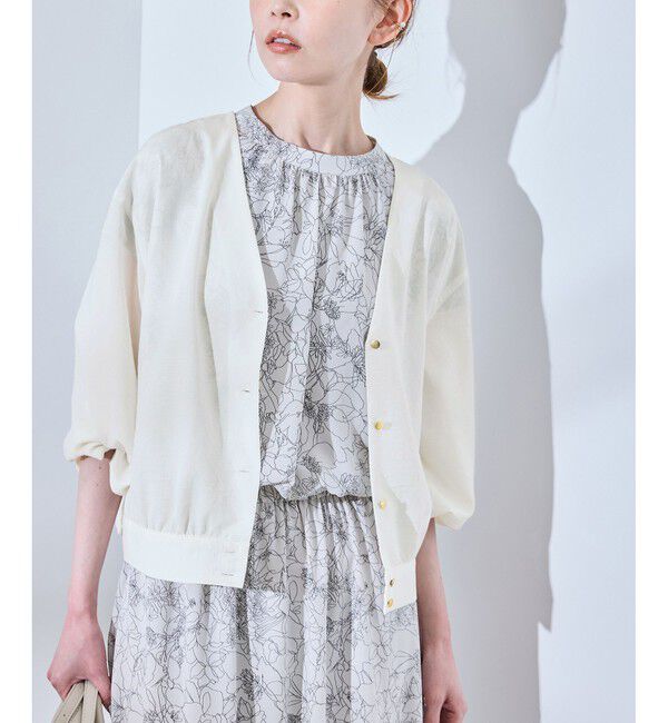 Rope&rsquo;Picnic「ブラウスカーディガン」|カーディガン|