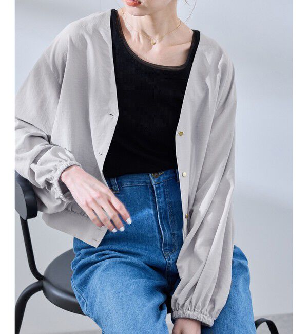 Rope&rsquo;Picnic「ブラウスカーディガン」|カーディガン|