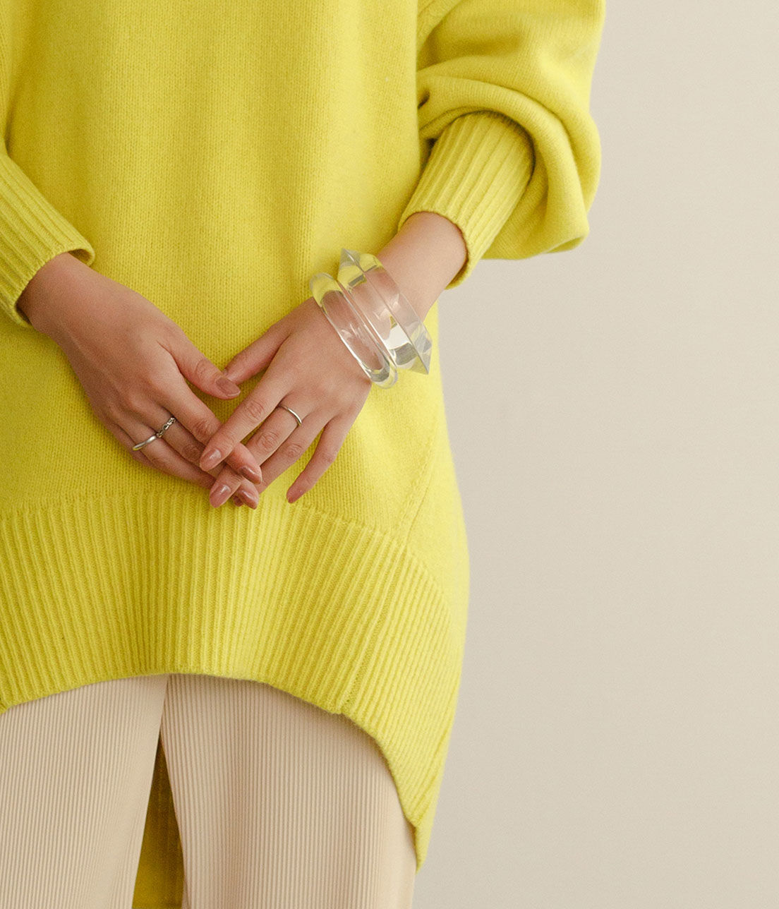 ADAM ET ROPE'「クリアエッジバングル」|ブレスレット・バングル|