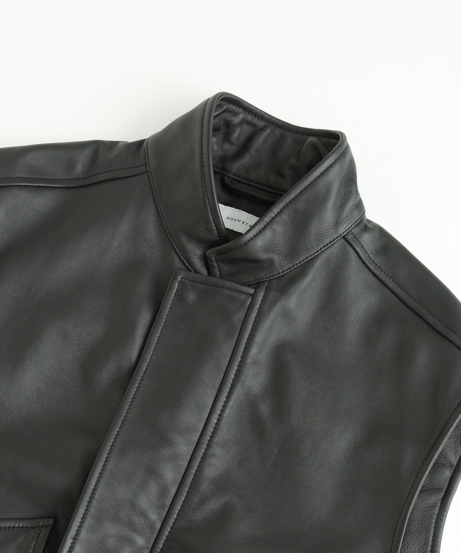 ADAM ET ROPE'「ラムレザー ベスト/サスティナブル」|その他|