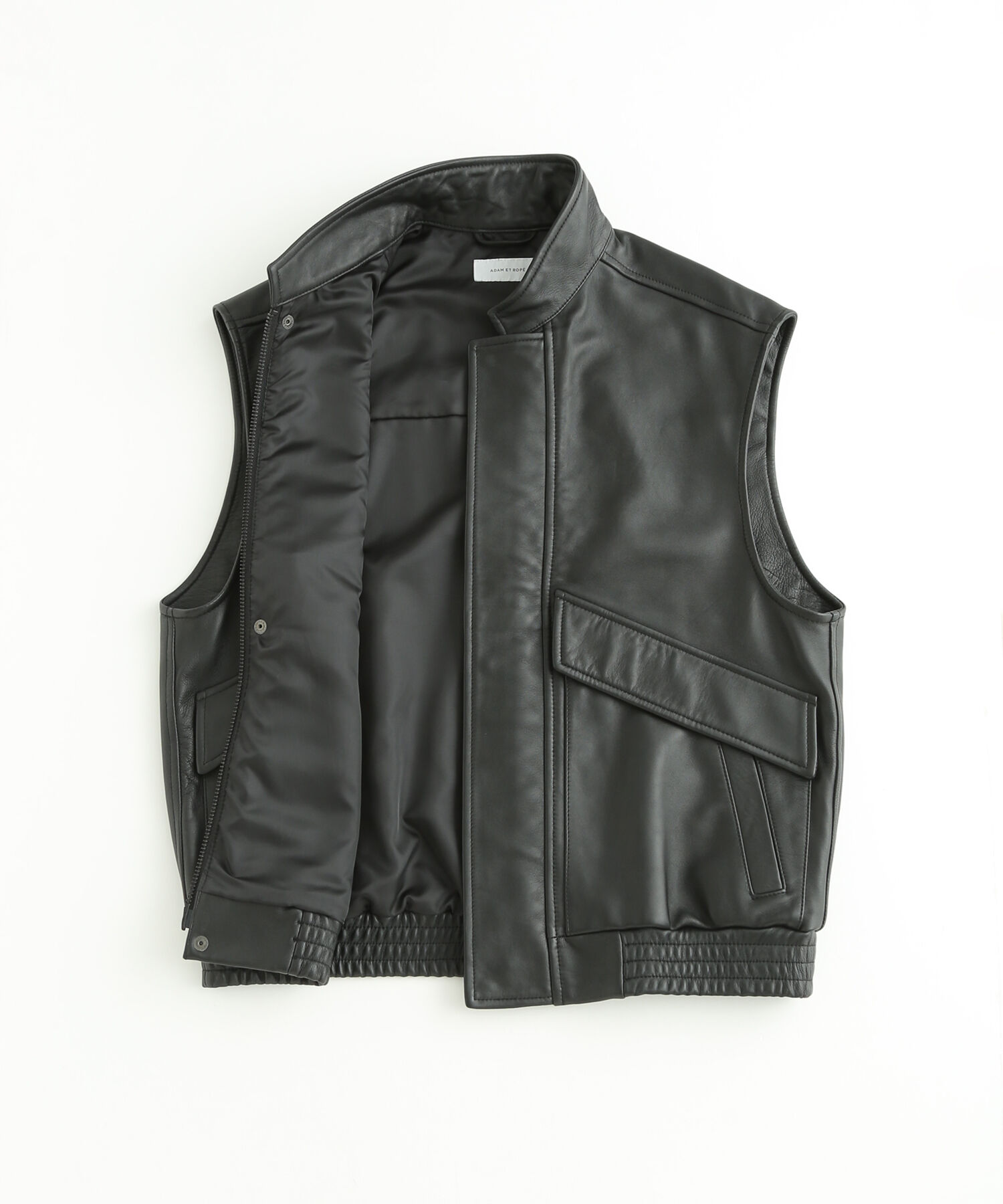 ADAM ET ROPE'「ラムレザー ベスト/サスティナブル」|その他|