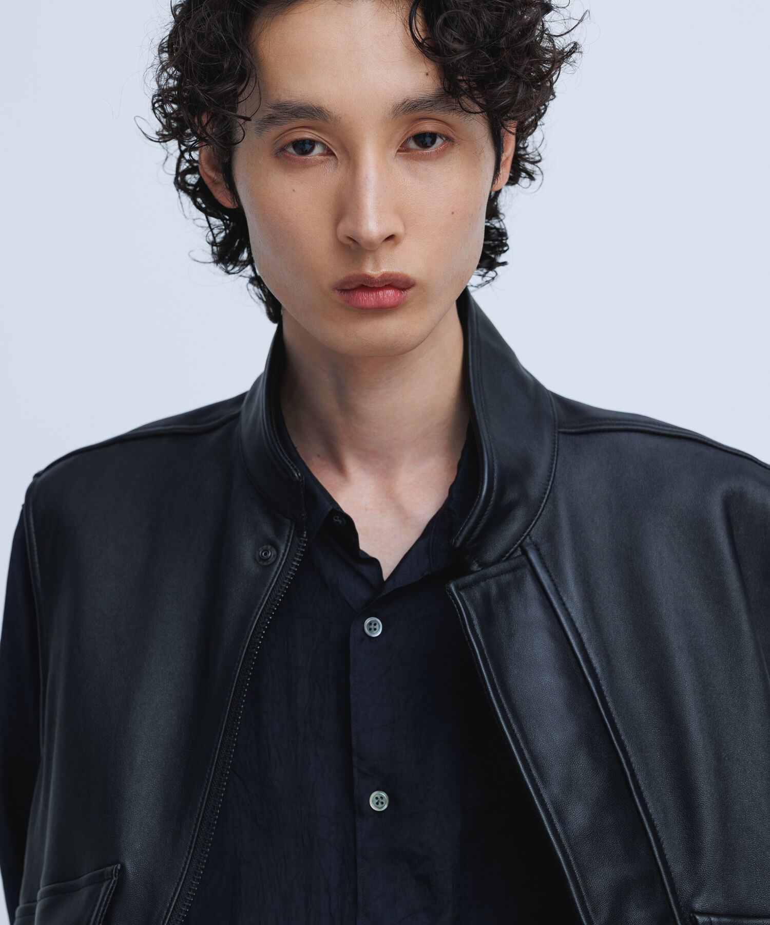 ADAM ET ROPE'「ラムレザー ベスト/サスティナブル」|その他|