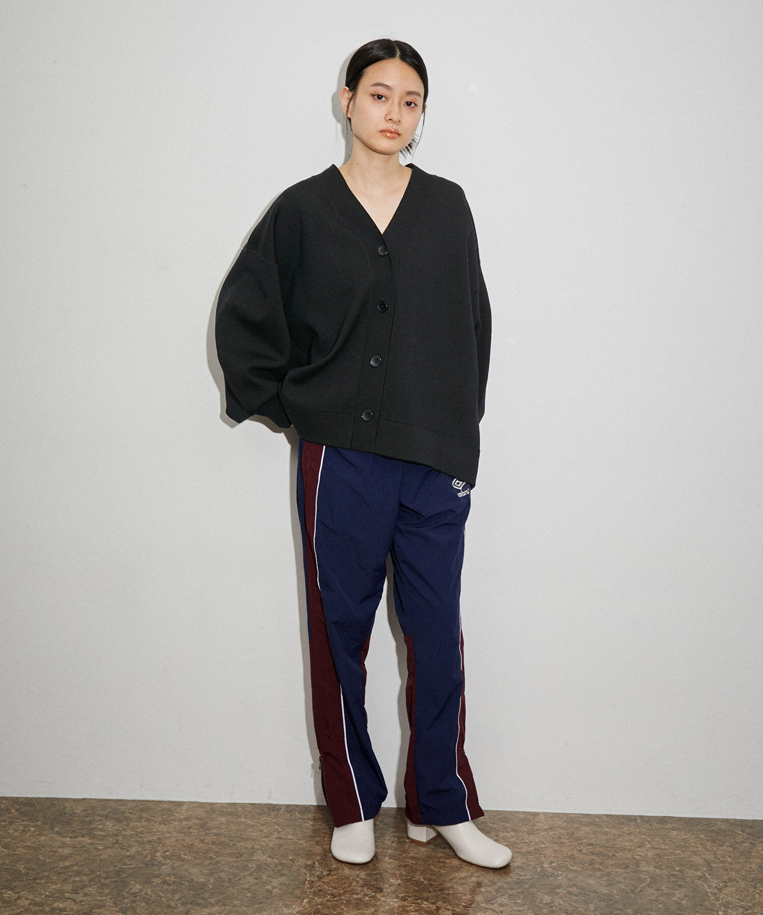 ADAM ET ROPE'「スウェットライクカーディガン」|カーディガン|